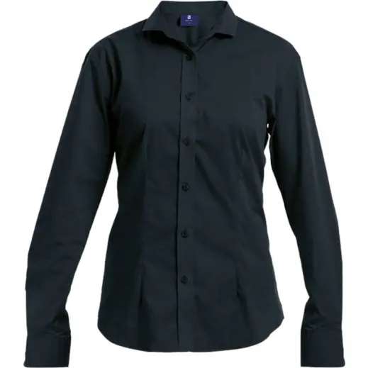 Ladies Slim Fit Lounge Long Sleeve Navy